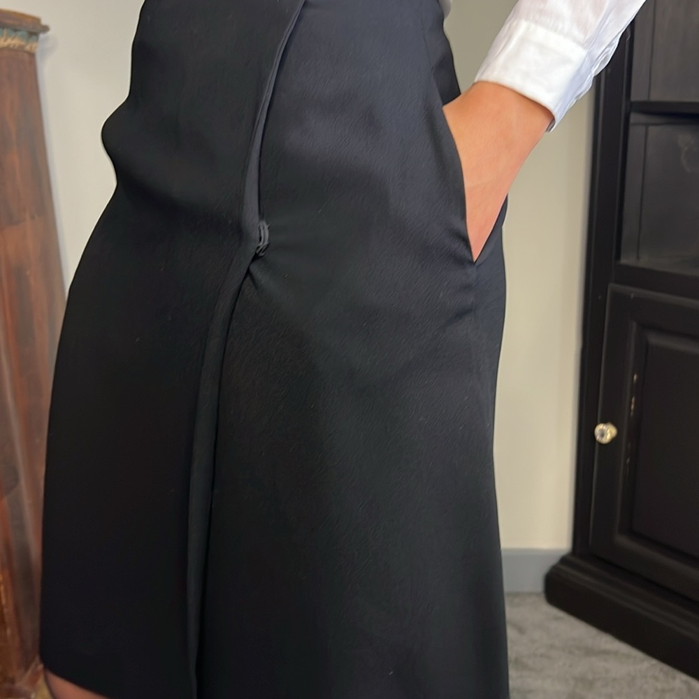 PRADA hand stitched side button skirt